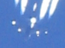 High-flying jetliner