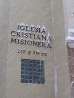 Iglesia Christiana Misionera (7th St betw. C and D)