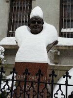 Bust of Pope John Paul II (7th St)